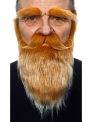 Adult Ginger Beard & Moustache Set
